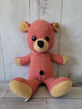 Vintage Animal Fair Inc 18” Teddy Bear Plush. 1970’s Nostalgia Vintage Toys